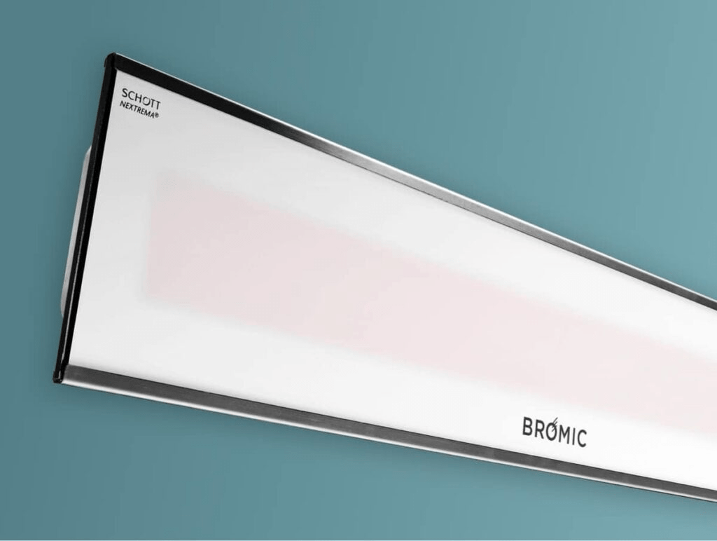 Bromic Heating Platinum Smart-Heat™ 2300W Electric Patio Heater - Low-Profile, Wireless Control