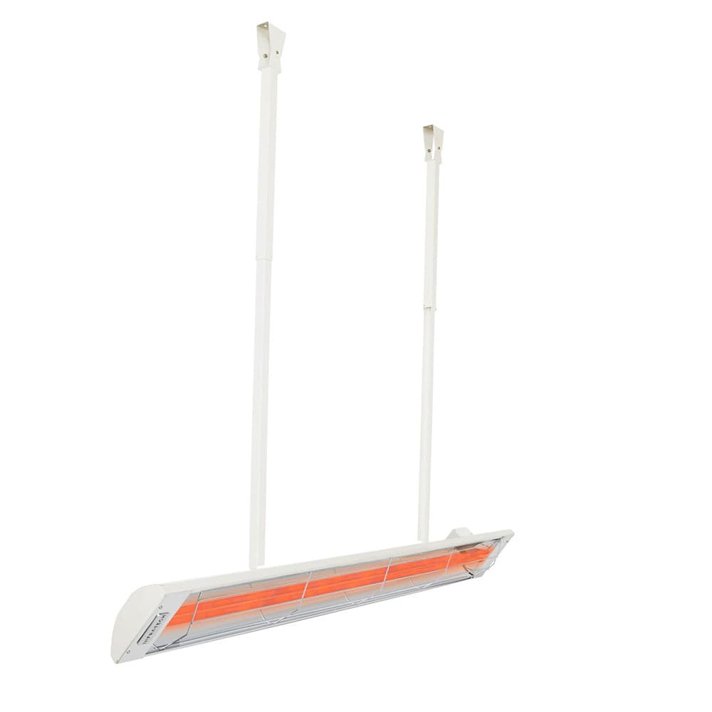 Infratech Drop Pole Ceiling Mount for C/CD Series Heaters - White (13-1246WH)